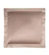 Gingerlily Silk Square Pillowcase In Pink
