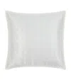 Gingerlily Silk Windsor Square Cushion In Ivory