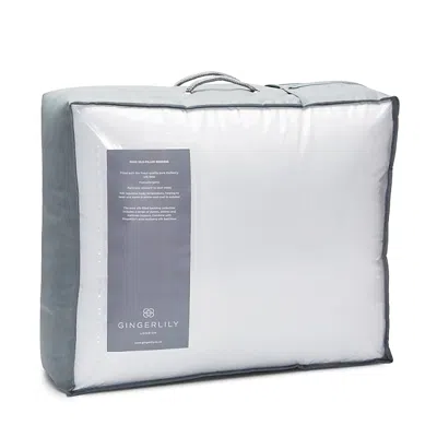 Gingerlily Silk/polyester Mattress Topper, King In White