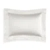 Gingerlily Solid Silk Boudoir Sham In White