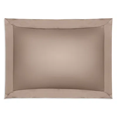 Gingerlily Solid Silk Boudoir Sham In Brown
