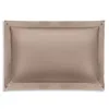 Gingerlily Solid Silk Sham, Standard/queen In Brown
