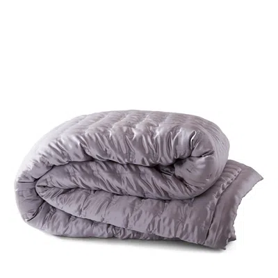 Gingerlily Windsor Coverlet, Queen In Silver