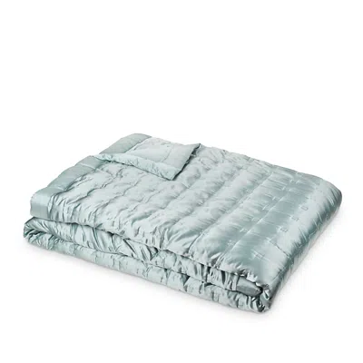 Gingerlily Windsor Coverlet, Queen In Teal