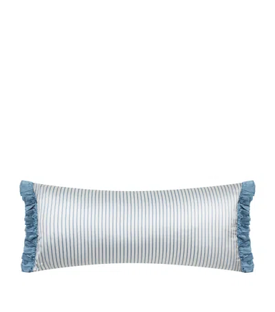 Gingerlily X Memo Press Silk Summerhill Blue Cushion