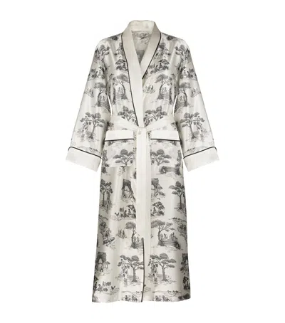 GINGERLILY X SHEILA BRIDGES HARLEM TOILE PRINT ROBE