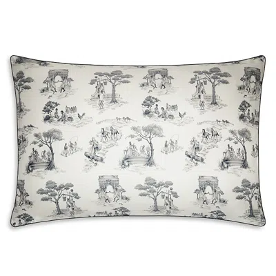 Gingerlily X Sheila Bridges Harlem Toile Silk Pillowcase, Standard In Ivory