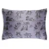 Gingerlily X Sheila Bridges Harlem Toile Silk Pillowcase, Standard In Lilac
