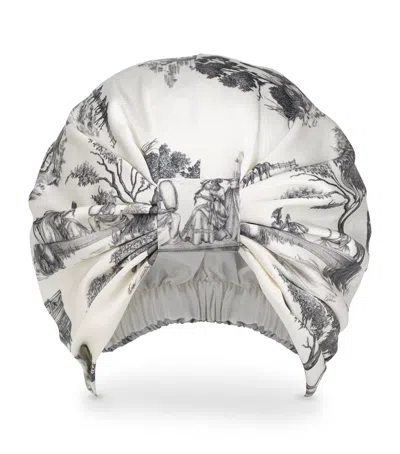 Gingerlily X Sheila Bridges Mulberry Silk Harlem Toile Hair Wrap