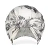 Gingerlily X Sheila Bridges Silk Hair Turban In Ivory