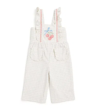 Gingersnaps Kids' Cotton Phoebe Playsuit In White