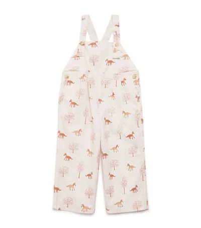 Gingersnaps Kids' Cotton Adjustable Holly Playsuit In White