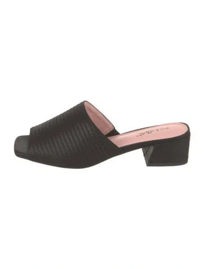 Pre-owned Gini & Albert Lana Mules W/ Tags In Brown