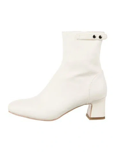 Pre-owned Gini & Albert Leather Boots In Neutrals