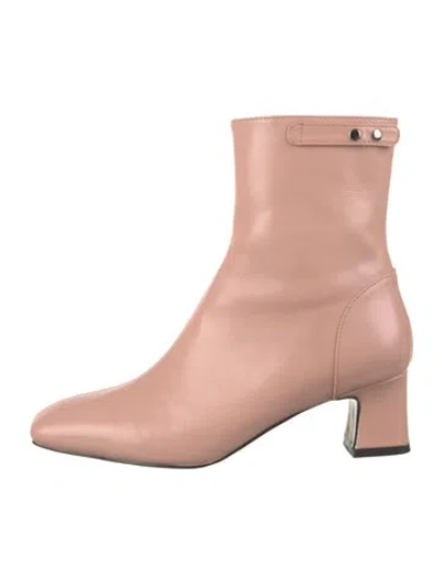 Pre-owned Gini & Albert Leather Boots W/ Tags In Pink