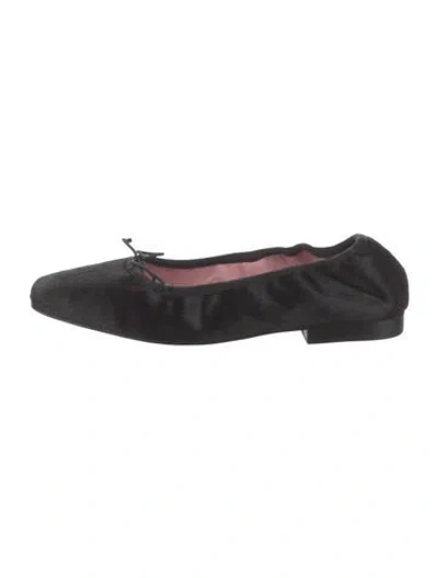 Pre-owned Gini & Albert Ponyhair Ballet Flats W/ Tags In Black