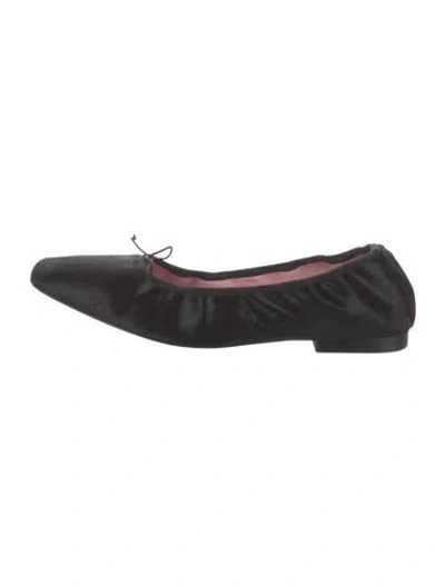 Pre-owned Gini & Albert Ponyhair Ballet Flats W/ Tags In Black