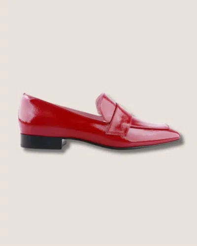 Gini & Albert Women's Cyd Loafer In Cherry In Red