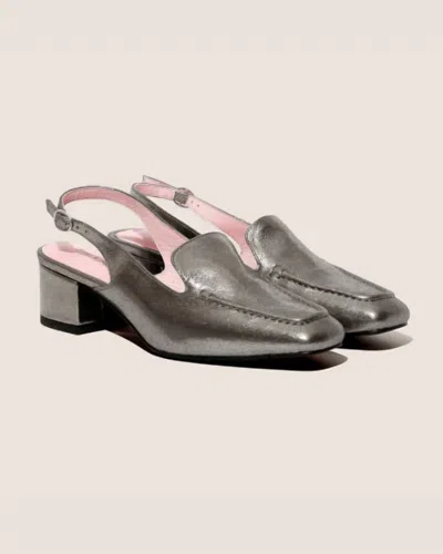Gini & Albert Women's Lolo Slingback Loafer In Glitterball In Black