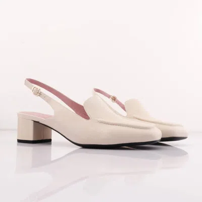 Gini & Albert Women's Lolo Slingback Sandals In Ivory In Multi