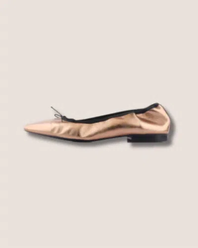 Gini & Albert Women's The Nan Flats In Glow In Gold
