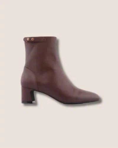 Gini & Albert Women's Wyn Boots In Bon Bon In Burgundy