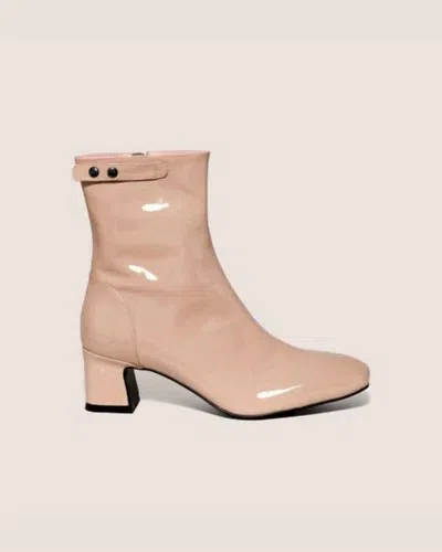 Gini & Albert Women's Wyn Boots In Sahara Patent Leather In Animal Print