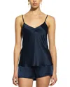 Ginia Silk Camisole In Midnight