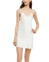 Ginia Silk Chemise In Creme