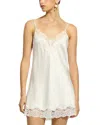 Ginia Silk Lace Chemise In Sand