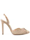 Ginissima 105mm Satined Pumps In Neutrals