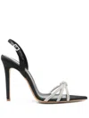 Ginissima 110mm Daisy Sandals In Black