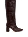 Ginissima 80mm Llona Knee-high Boots In Brown