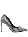 Ginissima 85mm Houndstooth Pumps In Black