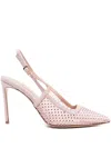 Ginissima 95mm Crystal-embellished Pumps In Pink