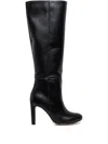 Ginissima 95mm Leather Boots In Black