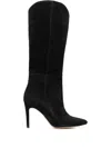 Ginissima 95mm Milla V-cut Knee Boots In Black
