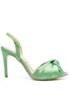 Ginissima 95mm Sofia Sandals In Green