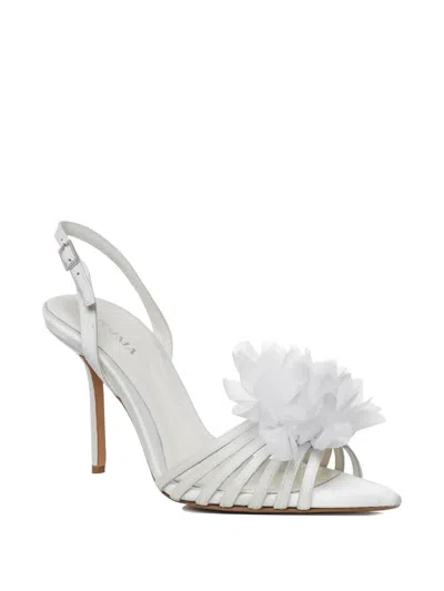 Ginissima Julia Heeled Sandals In White
