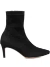 Ginissima Mia Pointed-toe Ankle Boots In Black