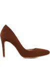 Ginissima Samantha Suede Pumps In Brown