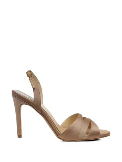 Ginissima Thalia Heeled Sandals In Brown