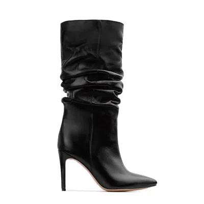 Ginissima Women's Black Leather Eva Boots