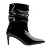 Ginissima Women's Black Patent Leather Eva Boots In Black