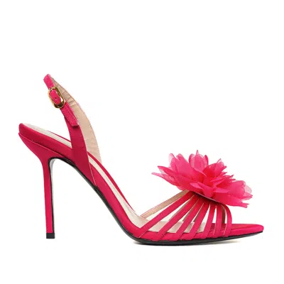 Ginissima Women's Pink Julia Fuchisa Sandals