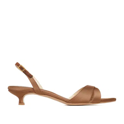 Ginissima Women's Thea Caramel-brown Sandals - Kitten Heels