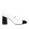 Ginissima Women's White Carrie Round Toe Mary-jane In White