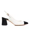 Ginissima Women's White  Shana Pointy Toe Slingbacks In White