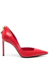 Ginissima X Moogu 100mm Floral-appliqué Heeled Pumps