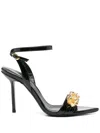 Ginissima X Moogu 100mm Floral-appliqué Heeled Sandals